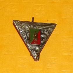 INSIGNE PARACHUTISTE :2° Régiment Etranger de Parachutistes, émail  ,  FABRICANT SANS ( ANDOR)  ,  H