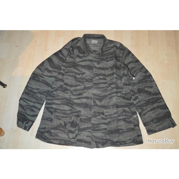VESTE AMERICAINE CAMOUFLAGE TIGER-US TIGER JACKET VIETNAM 1965/1975
