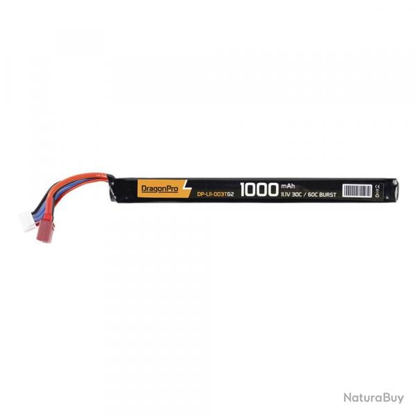 Batterie LiPo 11,1v Stick Long 1000 mAh G2 T-Dean (Dragon Pro)