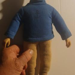 ANCIENNE POUPÉE CAPITAINE HADDOCK TYCO TOYS