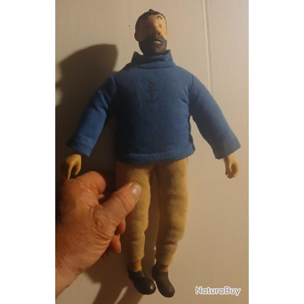 ANCIENNE POUPE CAPITAINE HADDOCK TYCO TOYS
