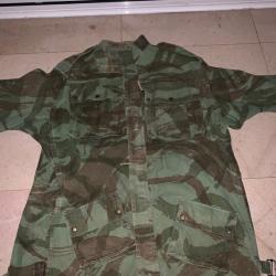 Belle veste camouflée 47/54 Indochine, sortie de la malle d'un officier n'ayant pas fait l'Algerie .