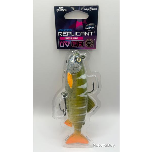 Leurre Fox Rage Replicant Jointed Ultra UV 18cm 80g Creamy