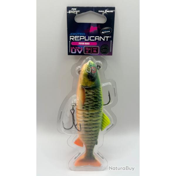 Leurre Fox Rage Replicant Jointed Ultra UV 15cm 60g Psycho Roach