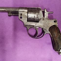 Revolver 1873 Chamelot Delvigne. 1880. Matricule n°F27506. Incomplet. Catégorie D