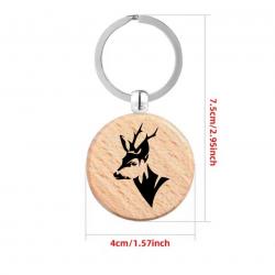 Porte clé chasse 1 sans réserve Motif tête de brocard chevreuil  ou autre