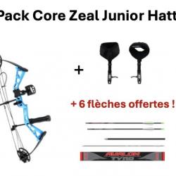 Pack arc à poulies Core Zeal Junior Vert