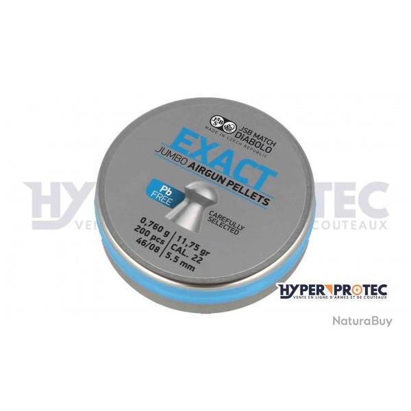 Plomb 5.5 mm JSB Exact Jumbo Pb Free