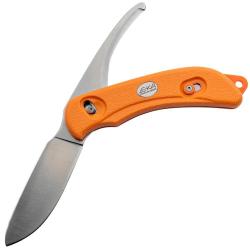 Couteau EKA SwedBlade G6 Orange - Lame Inox 84 mm - Manche Ergonomique - Robuste et Facile à Nettoye