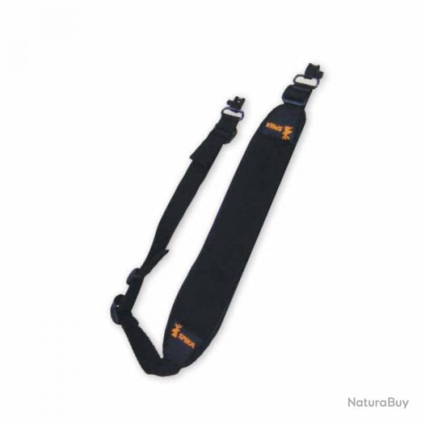Bretelle pour carabine Spika en néoprène Noir - Noir