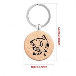 Porte clé pêche  personnalisée au choix ! Motif carpe ou autre A1