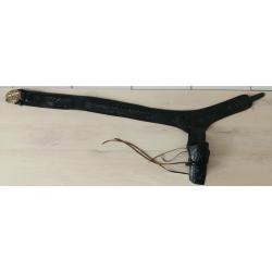 Ceinturon/holster western en cuir