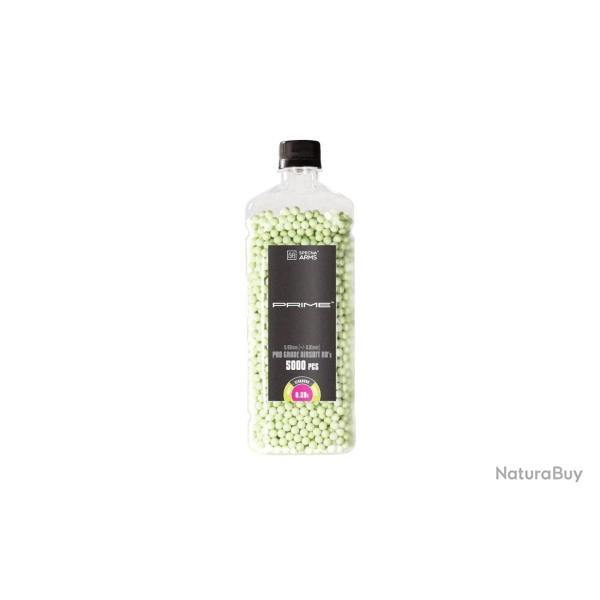 BILLES BIO 0.28G PRIME TRACANTE VERTE EN BOUTEILLE DE 5000