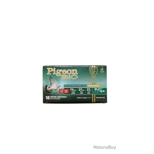 Cartouche FIOCCHI pigeon bio cal.12/70 37g BJ par 30