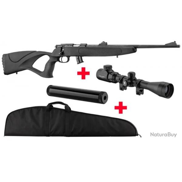 Pack Carabine 22 LR BO Nuisible + Lunette + Accessoires