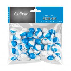 Billes pour arme de défense T4E Craie blanche - Cal. 68 x50