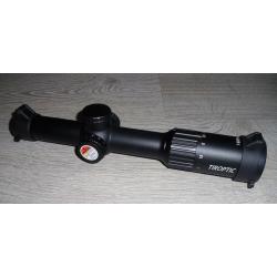 TIROPTIC 1-6X24 with 4A reticle, rings offered
