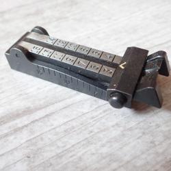 Hausse + support pour fusil Suisse Mdle K11 Rubin Schmidt. Planchette graduée