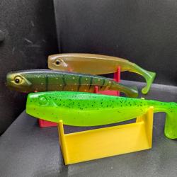 Lot 300 / 3 Leurres Souple Gunki G'Bump Classic 170 - 17 Cm / big bait/ FISH AND FISHING.