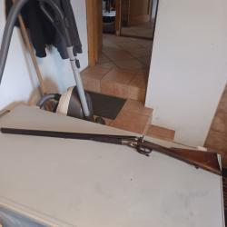 Fusil a chien percussion Centrale type lefaucheux.