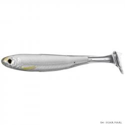Leurre Souple Live Target Slow Roll Shiner 12,5cm 134 - Silver Pearl