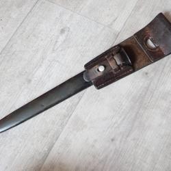 Porte fourreau + fourreau pour baïonnette suisse K11 ou K31