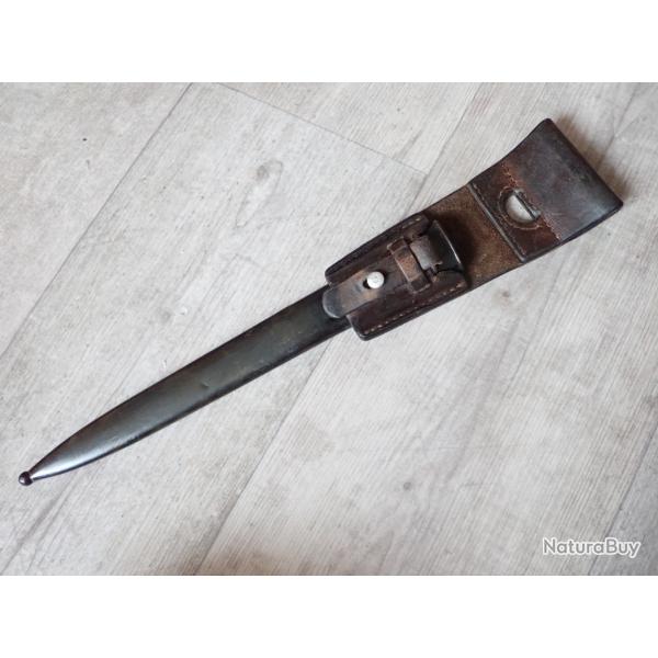 Porte fourreau + fourreau pour baonnette suisse K11 ou K31