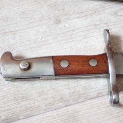 653295 Baionnette Suisse pour fusil Rubin Schmidt Mdle K11 ou K31. Mdle 1918.