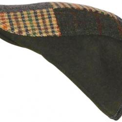 Béret Casquette Patchwork Verte et Beige en Laine Style Anglais Uxwel Taille unique Vert