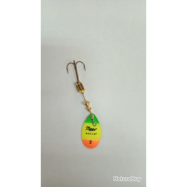 Cuiller Mepps Aglia Tiger n2 4,5g