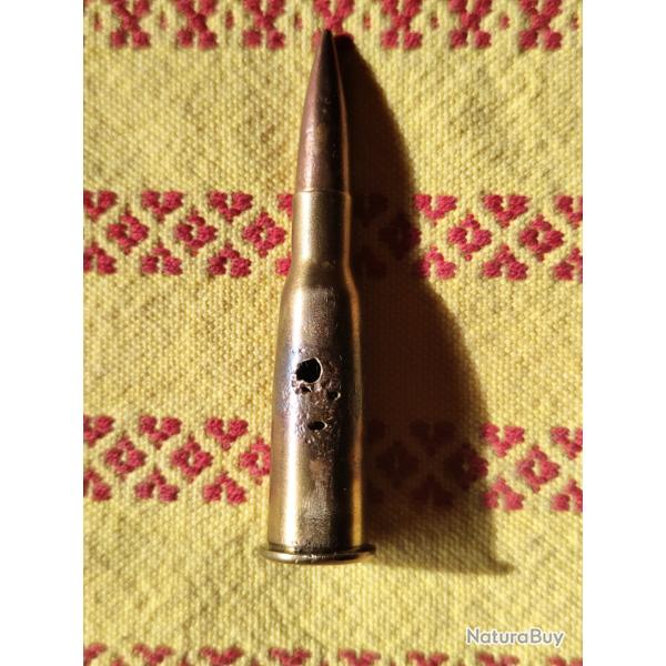 Munition Franaise neutralise WWI 8mm Lebel, balle D, Fabrication REMINGTON.