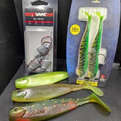 Lot 303 / 3 Leurres Souple Gunki G'Bump Classic 170 - 17 Cm / big bait/ FISH AND FISHING.