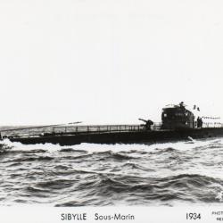 CPA - Marine de Guerre -  Sous-Marin " SIBYLLE  " 1934 N°4146