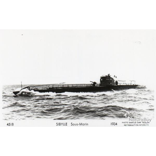 CPA - Marine de Guerre -  Sous-Marin " SIBYLLE  " 1934 N4146
