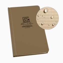 Carnet Relié imperméable 12x19 rigide Tan