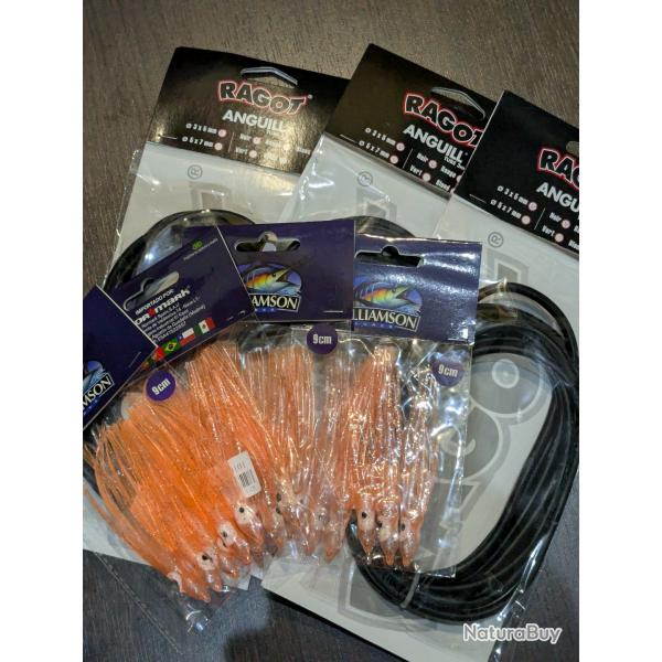Lot 308 / Ragot anguille tube 3 mètres + Williamson