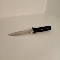 Couteau Survie, Chasse 420 Stainless Taiwan lame fixe et dents cranté