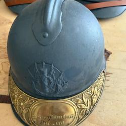 Casque Adrian WW1 Intendance