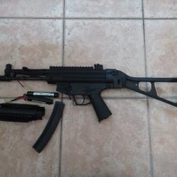 Airsoft AEG Cyma réplique MP5 - metal & blow back (billes 6mm)