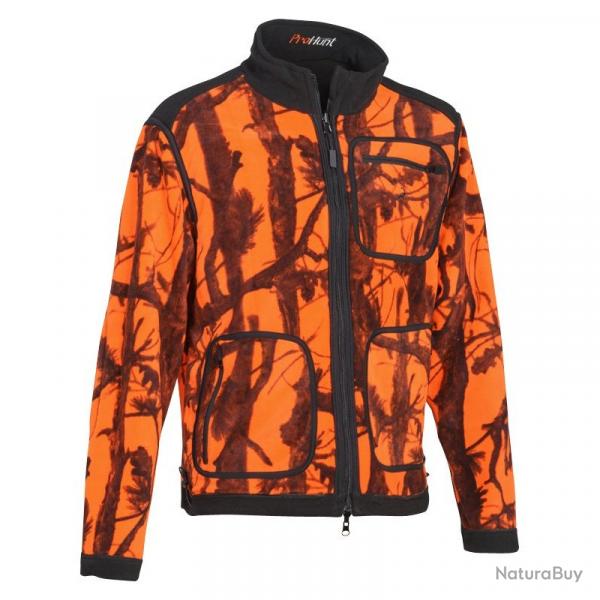 veste Blouson polaire rversible ProHunt Ligne Verney-Carron orange camo