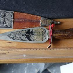 Couteau / Dague de chasse Toledo Espagne