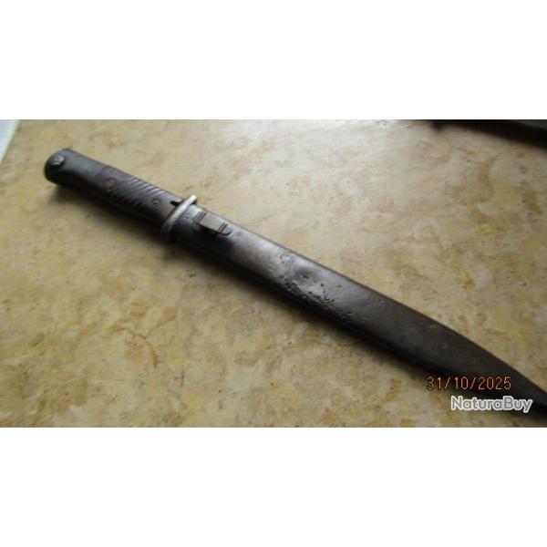baionnette mauser 98k matricule diffrent baklite Allemande seconde guerre ww2 Allemagne 1940