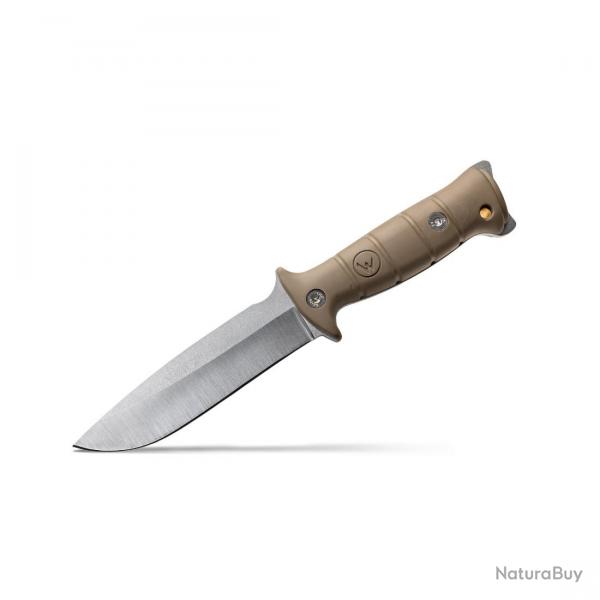 COUTEAU DE SURVIE TARASCO WILDSTEER MANCHE COYOTE LAME BROSSE