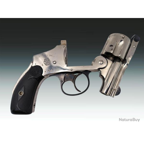 REVOLVER SMITH ET WESSON SAFETY CANON COURT CALIBRE 38 S&W DOUBLE ACTION U.S.A. XIX eme Categorie D
