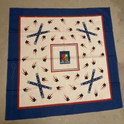 Foulard 1ere armée française " Rhin et Danube " commémoratif en soie.