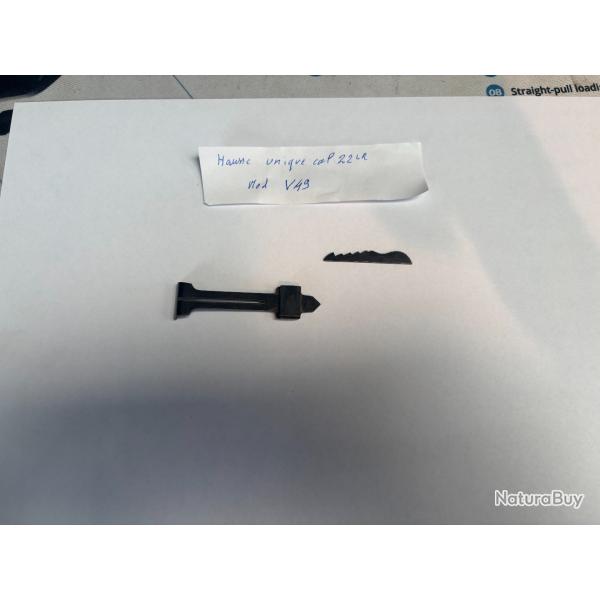 Lot pices dtaches Mcanique Armurerie Pour arme * Hausse unique cal 22lr mod V49 *  encheres