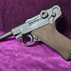 Pistolet PO8 Mauser. code 42 (1939) - Mono-matricule Catégorie B