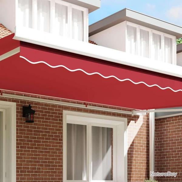 Bche de Store pour Cadre de 5 m Rouge 4.8x0.2 m