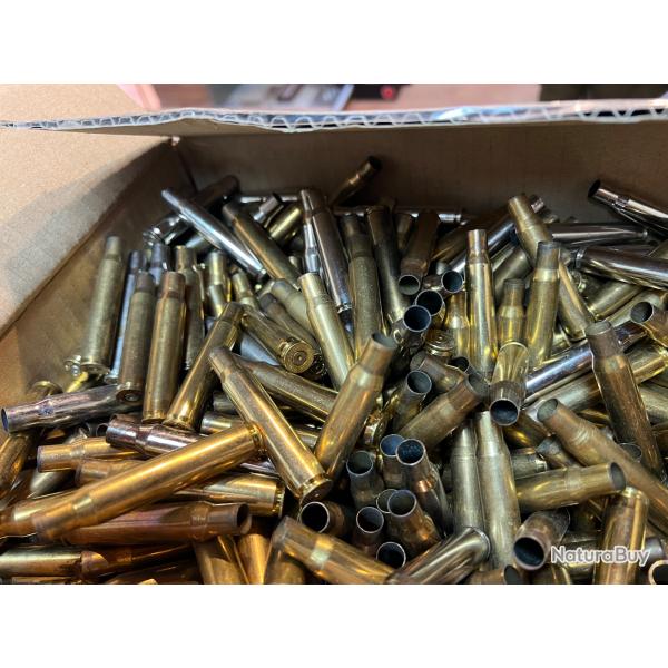 lot de 490 douilles / tuis calibre 30-06 tire une seul fois