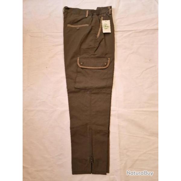 Pantalon de chasse Club Chasse vert bord velours - HILMAR SUPER DESTOCK !!!